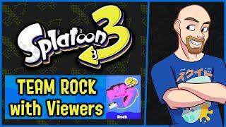 Splatoon 3 Splatfest - FREE TO PLAY - Team Rock with Viewers - LIVE