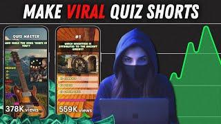 NEW WAY to Make Viral Quiz Shorts using this AI