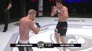 Usman Nurmagomedov vs Jerry Kvarnstrom | UAE Warriors 12 - Full Fight