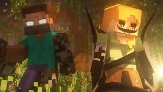 "Willow Tree" - A Minecraft Music Video - Herobrine vs Distorted Alex