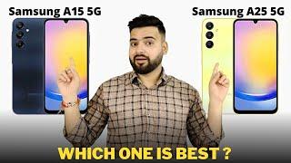 Samsung Galaxy A15 5G vs Samsung Galaxy A25 5G - Full Comparison | Should I buy Samsung A15 5G ??