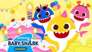 ¡Es el cumpleaños de Baby Shark! ¿Quieres apagar las velas con nosotros?ㅣBaby Shark Mundo App