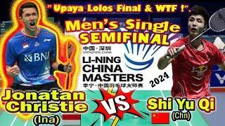 Jonatan Christie vs Shi Yu Qi China Masters 2024 SF