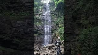 25.Tropical Serenity:Exploring a Pristine Waterfall inthe Enchanting waterfall #travel #waterfall