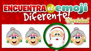  Encuentra la imagen Diferente Atención Visual para Niños  Especial Navidad 