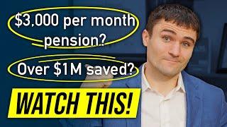 $3K Pension Per Month & $1 Million+ Saved: What Should I Do?