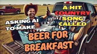 Asking Ai To Make A Hit Country Song Called "Beer For Breakfast"! - Lyric Video