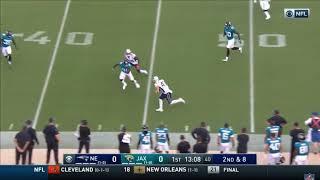 Week 2, 2018: Jacob Hollister catches 1st down reception