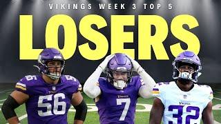 Vikings Top 5 Losers in WIN Over Houston Texans