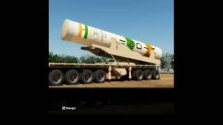 The K-6 missile is an under-development part of India's K-series (SLBM)#navy #military