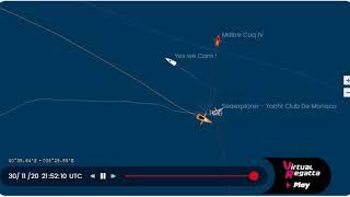 Kevin Escoffier rescue mission vendee globe 2020 animation