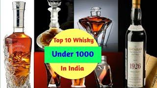 10 whiskies under 1000 INR, best Indian budget Whisky