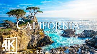 Flying Over California 4K • Diverse Landscapes and Iconic Attractions of the Golden State