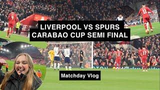 WE'RE GOING TO WEMBLEY! - Liverpool vs Tottenham Hotspur Carabao Cup Semi Final Match Day Vlog