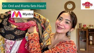 MYNTRA Co- Ord and Kurta Sets Haul ️ || @NeetuSikka