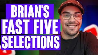 Brian's FAST FIVE College Basketball and Baseball PREDICTIONS for 4/5/25!