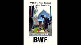 Sweetest Surprise Ever: UPS Driver Stuns Kids at Lemonade Stand 