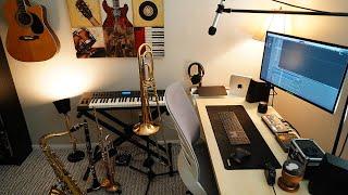 HOME OFFICE SETUP TOUR - How I Teach Music Online | Make Videos