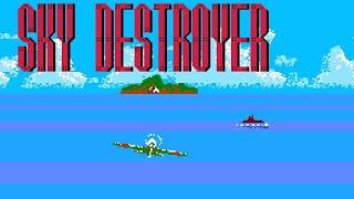 Sky Destroyer (FC · Famicom) video game port | 5-scene session for 1 Player 