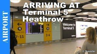 ARRIVING AT LONDON HEATHROW Terminal 5 - London Heathrow Airport United Kingdom - Travel video