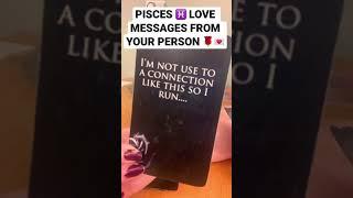 PISCES ️ LOVE MESSAGES FROM YOUR PERSON(PISCES LOVE TAROT READING)