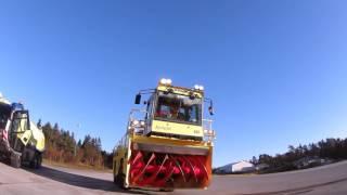 Tv1360 Worlds largest snowblower at Flesland Airport