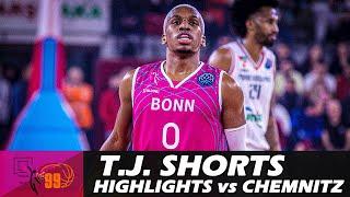 T.J. SHORTS • AMAZING Game Highlights (38 PTS & 44 EFF) vs Niners Chemnitz