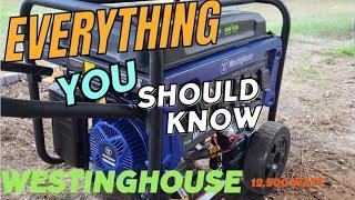 Westinghouse Generator 12500 watt portable Home and Rv dual fuel generator Review. Wgen9500DF