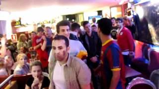 Celebration in the Pub / FC Barcelona - Real Madrid 3.05.2011 Barcelona