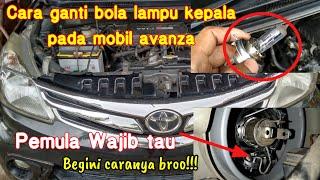 Avanza car bulb replacement tutorial | Replace Main Bulb