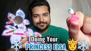 ASMR Doing Your PrincessElsa Makeup  Roleplay | Personal Attention Layer Sounds