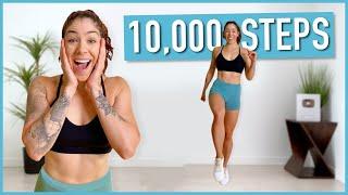 HIT YOUR DAILY STEPS IN 1 HOUR! 10,000 STEPS WORKOUT