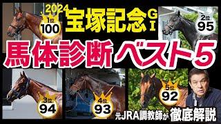 【宝塚記念2024】中村均元調教師が馬体診断　ベスト５を発表！100点を獲得した馬は？《東スポ競馬ニュース》