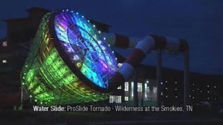 ProSlide Tornado water slide · Wilderness at the Smokies