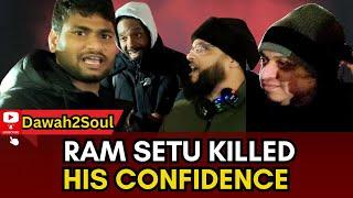 Confident Hindu Runs From Mansur & Hashim After Challenging Evidence | Speakers Corner