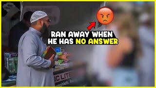 Ran away when he has no answer | Uthman Ibn Farooq Official