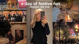 a day of christmas markets & festive events | vlogmas day 1 ️