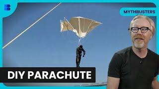 Parachute with Hotel Finds?! - Mythbusters - Science Documentary