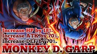 MONKEY D. GARP HP 18% + ATK 70℅ + DEF 70% GAMEPLAY | ONE PIECE BOUNTY RUSH | OPBR