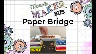 How to make a PAPER BRIDGE!