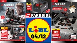 catalogue LIDL du 4 décembre 2024  Arrivage bricolage PARKSIDE  Idées-cadeaux de Noël 