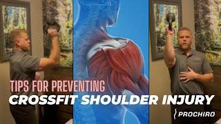 Tips for Preventing SHOULDER INJURIES during CrossFit Workouts @prochiropractic | Bozeman MT