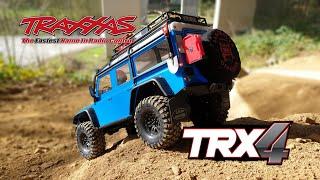 Traxxas TRX-4 Defender - crawling under the bridge