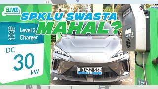 BAWA MG 4 EV NGECAS DI SPKLU VOLTRON, BIAYA HABIS BERAPA? | ELMO