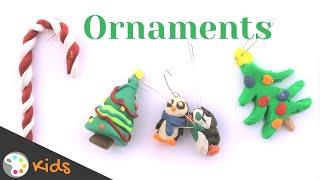 How to make Ornaments out of Clay | Christmas Art Project for Kids