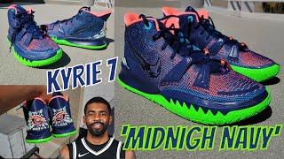 NIKE KYRIE 7 'MIDNIGHT NAVY' SNEAKER REVIEW + ON FEET