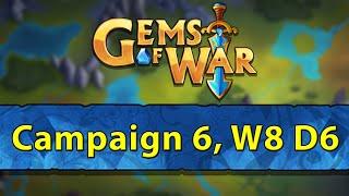 ️ Gems of War, Campaign 6 Week 8 Day 6 | Explore Farming with Uber Doomskulls ️