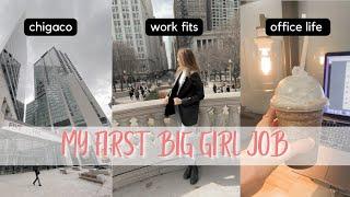 My First Week of My First Big Girl Job! | Chicago, Post Grad