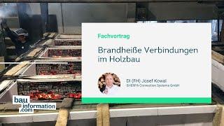 Brandheiße Verbindungen im Holzbau