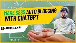 Use ChatGPT To Make Money Online Doing Auto Blogging | Case Study 2024 | Blogging Automation pSEO